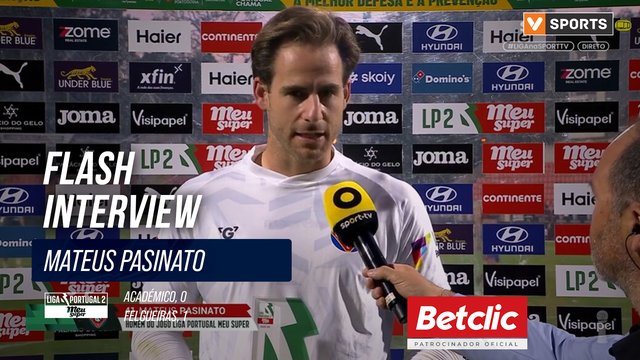 Felgueiras, Flash Interview, Mateus Pasinato