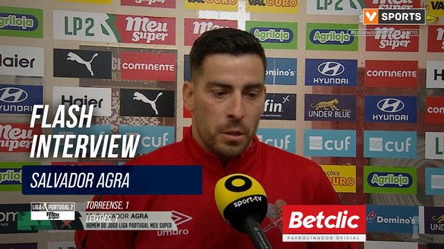 Leixões, Flash Interview, Salvador Agra