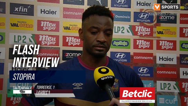 Torreense, Flash Interview, Stopira