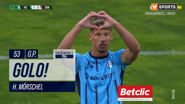 GOLO! FC Vizela, H. Mörschel aos 53', FC Vizela 1-2 SL Benfica B