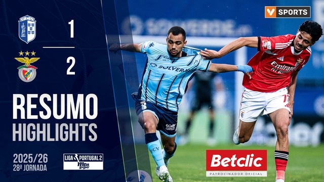 Liga Meu Super (28ª Jornada): Resumo Vizela 1-2 Benfica B