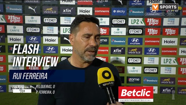 Flash Interview Rui Ferreira (Felgueiras)