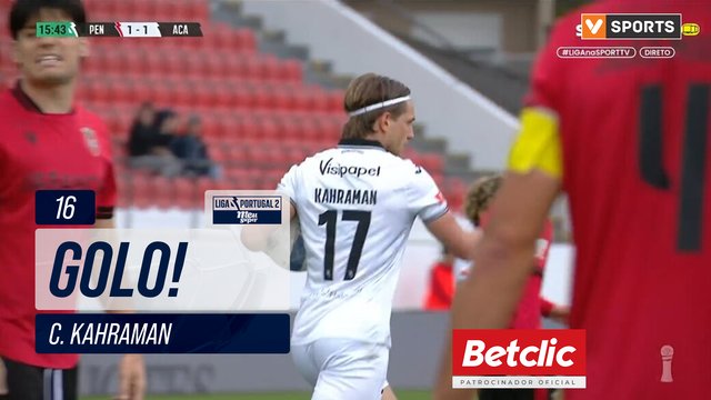 GOLO! Académico, C. Kahraman aos 16', Penafiel 1-1 Académico