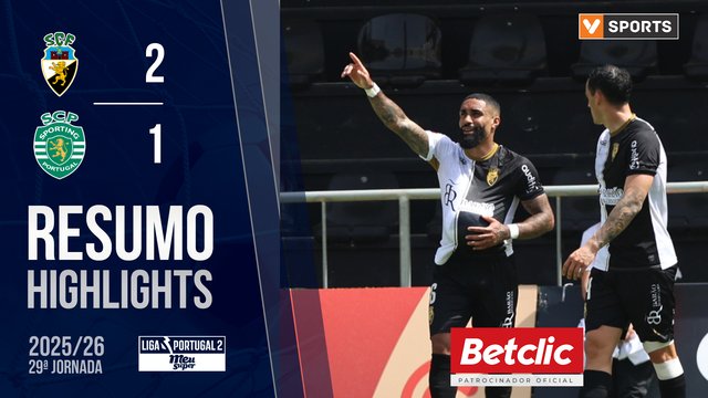 Liga Meu Super (29ª Jornada): Resumo SC Farense 2-1 Sporting CP B