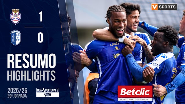 Liga Meu Super (29ª Jornada): Resumo CD Feirense 1-0 FC Vizela