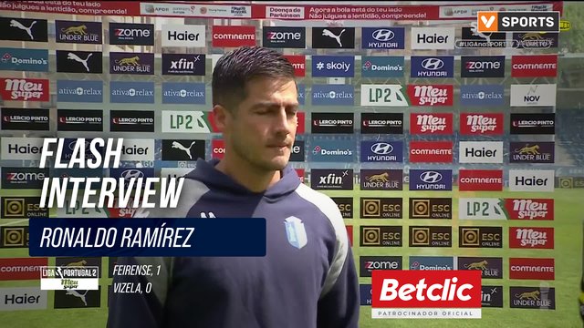 Flash Interview Ronaldo Ramírez (Vizela)