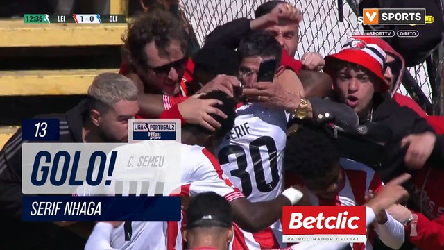 GOLO! Leixões, Serif Nhaga aos 13', Leixões 1-0 Oliveirense