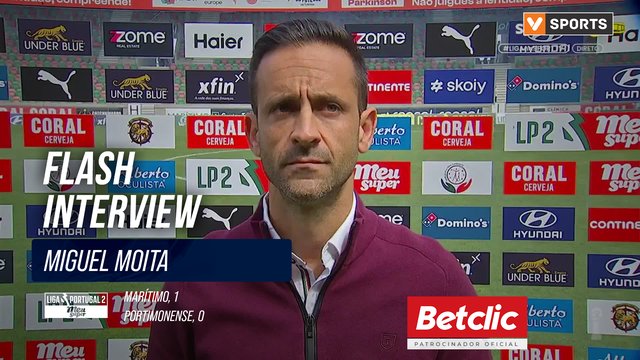 Flash Interview Miguel Moita (Marítimo)