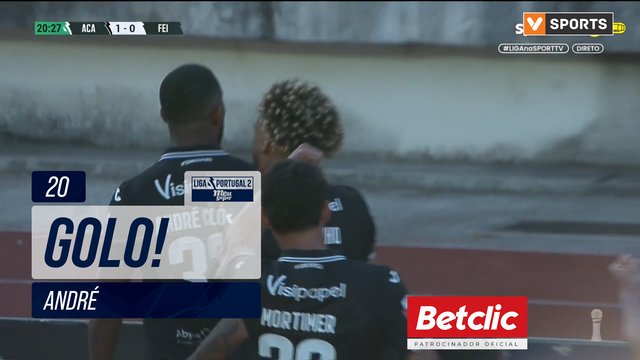 GOLO! Académico, André aos 20', Académico 1-0 Feirense
