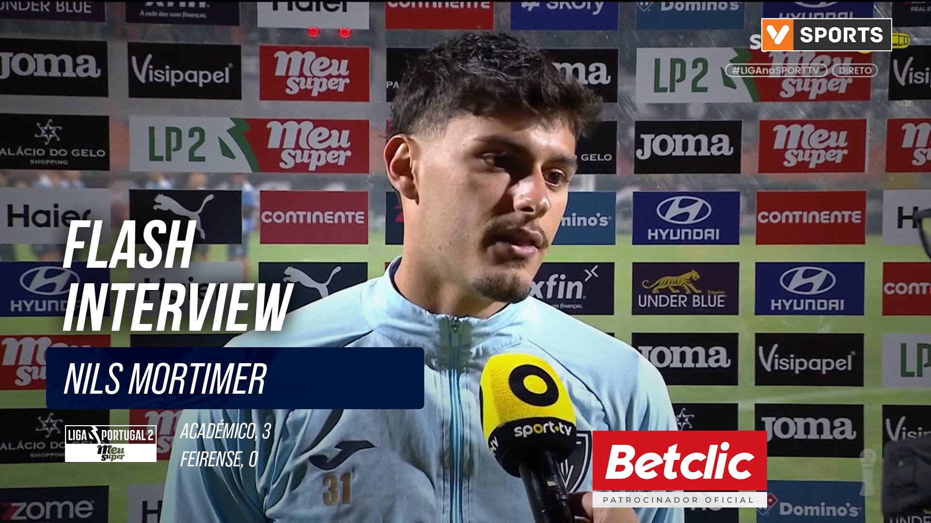 Académico, Flash Interview, Nils Mortimer