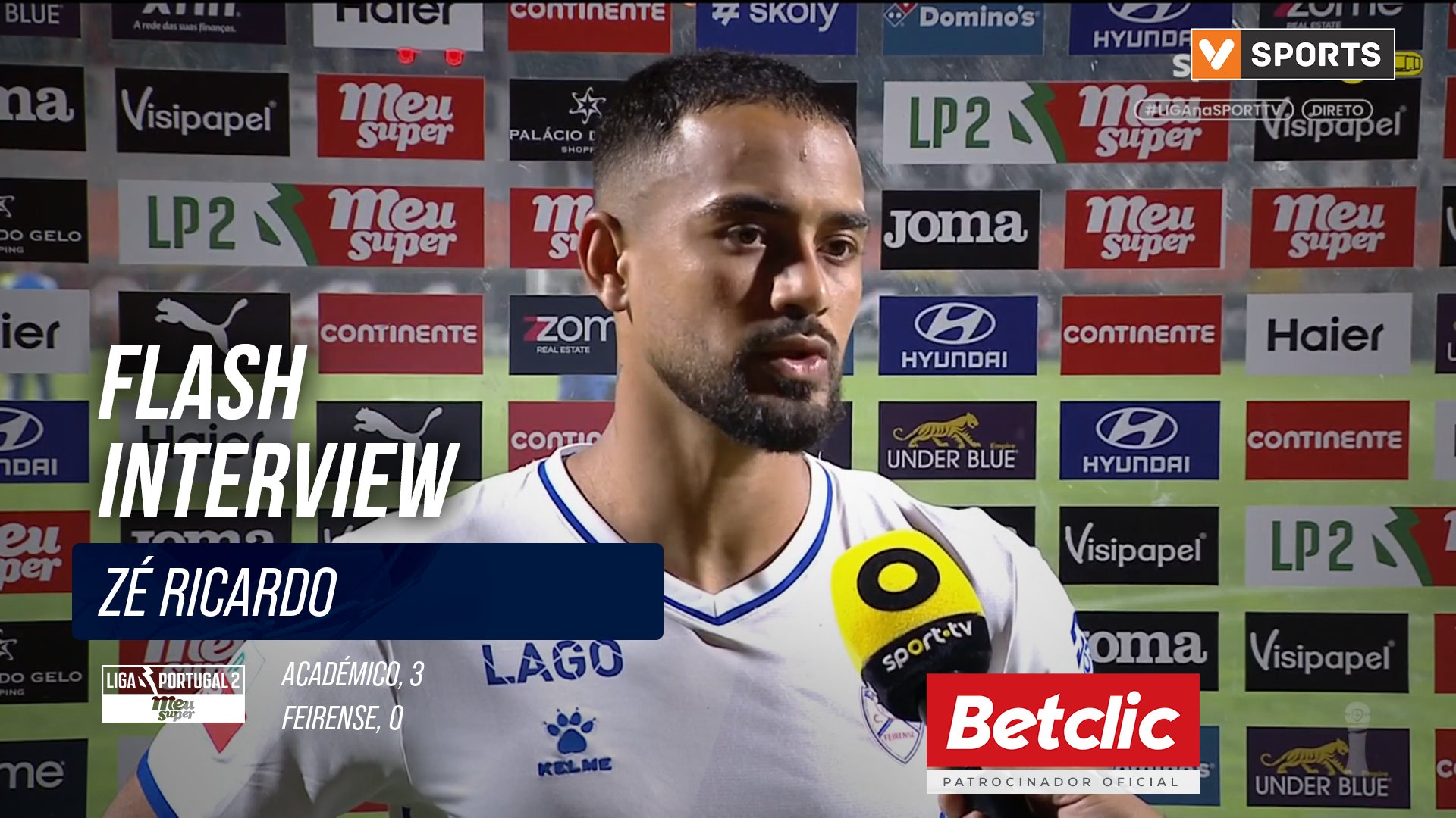 Feirense, Flash Interview, Zé Ricardo