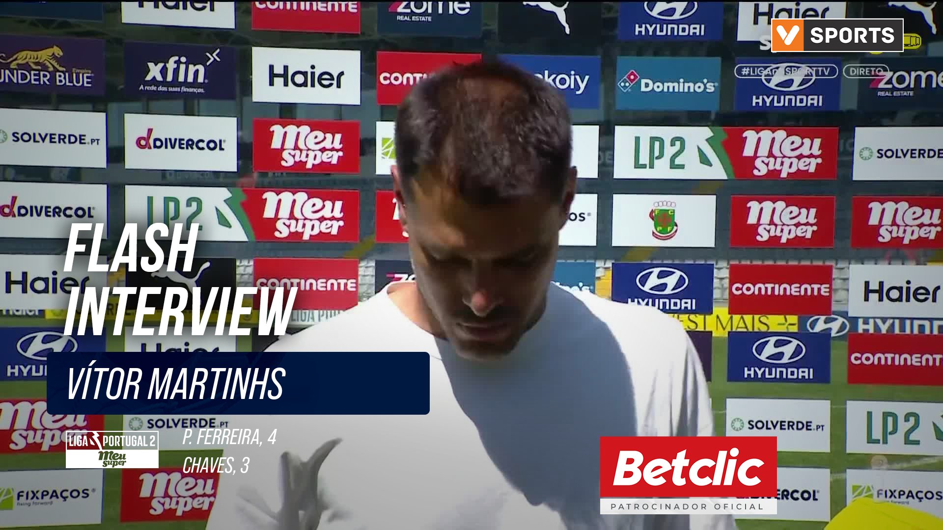 Flash Interview Vítor Martinhs (Chaves)