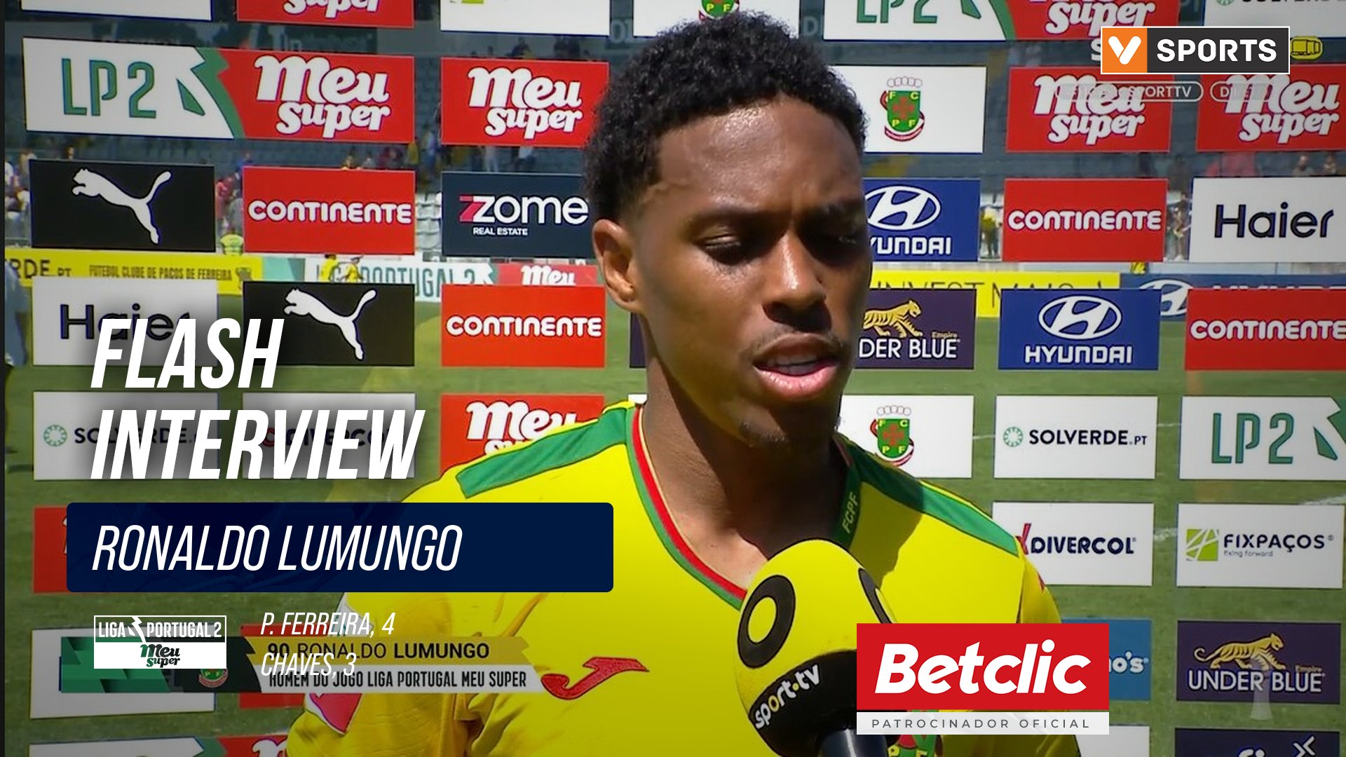 Flash Interview Ronaldo Lumungo (P.Ferreira)