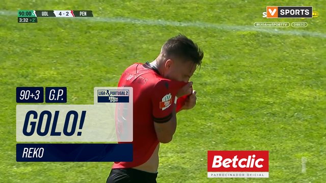 GOLO! Penafiel, Reko aos 90'+3', U. Leiria 4-2 Penafiel