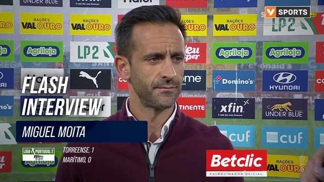 Flash Interview Miguel Moita (Marítimo)