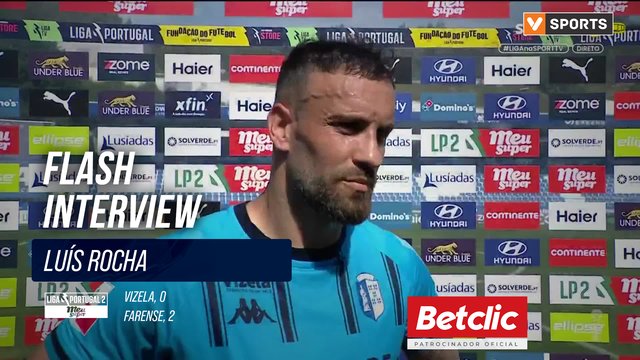 Vizela, Flash Interview, Luís Rocha