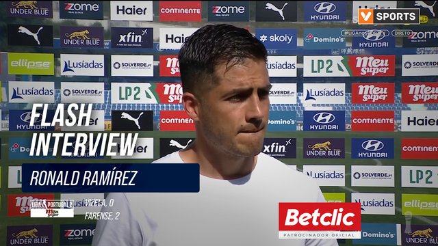 Flash Interview Ronald Ramírez (Vizela)