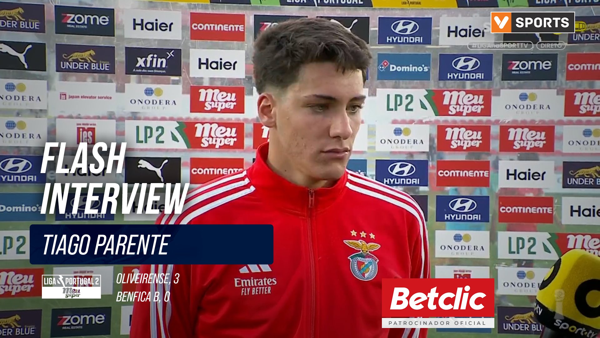 Flash Interview Tiago Parente (Benfica B)