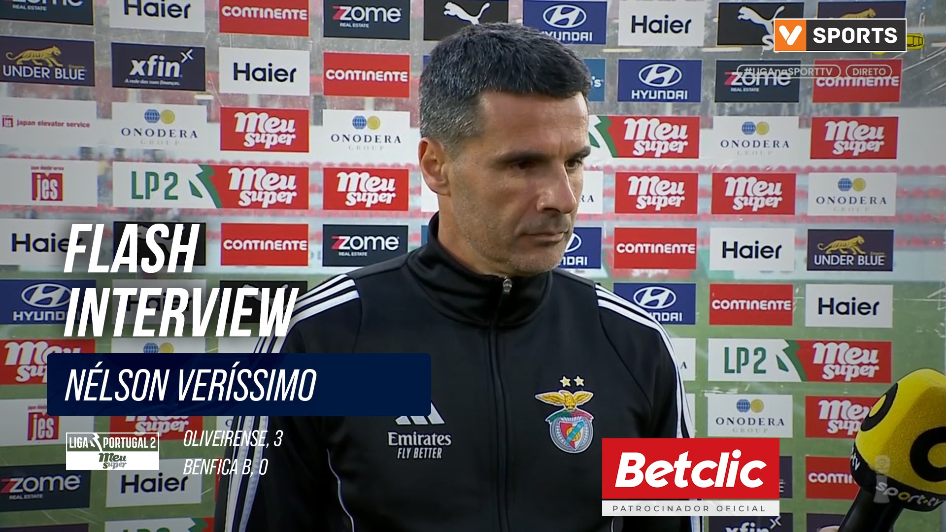 Flash Interview Nélson Veríssimo (Benfica B)