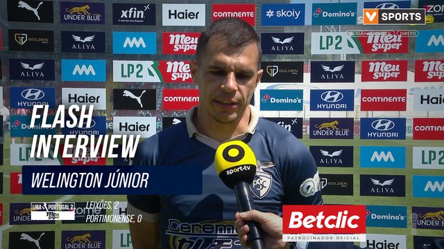 Flash Interview Welington Júnior (Portimonense)