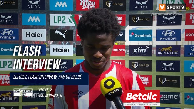 Leixões, Flash Interview, Amadu Baldé