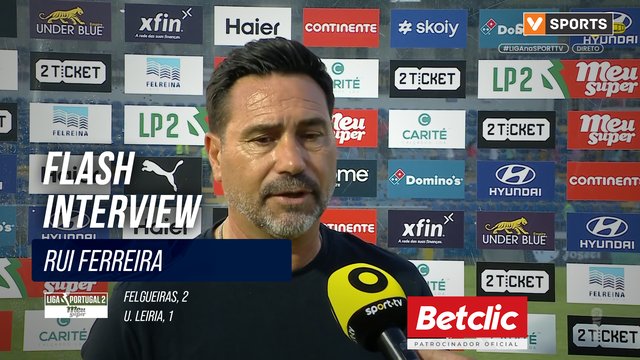 Flash Interview Rui Ferreira (Felgueiras)