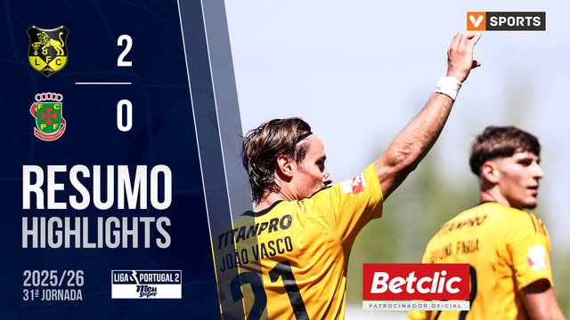 Liga Meu Super (31ª Jornada): Resumo Lourosa FC 2-0 P. Ferreira
