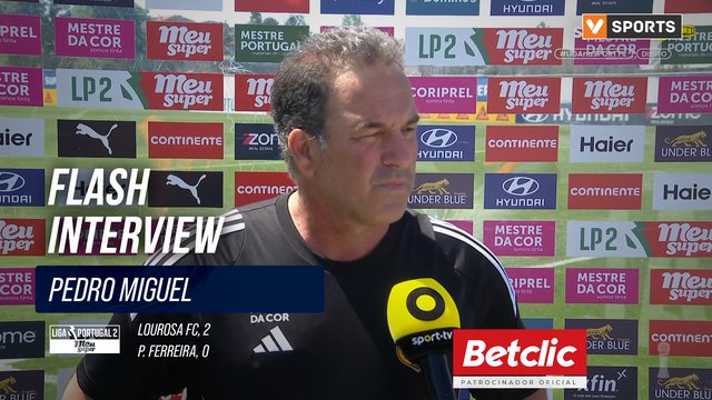 Flash Interview Pedro Miguel (Lourosa FC)