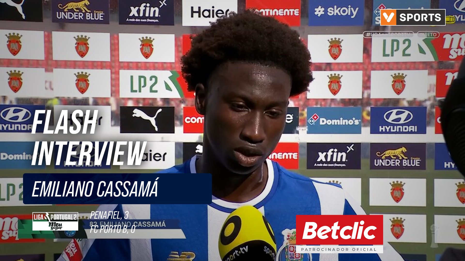 Flash Interview Emiliano Cassamá (FC Porto B)