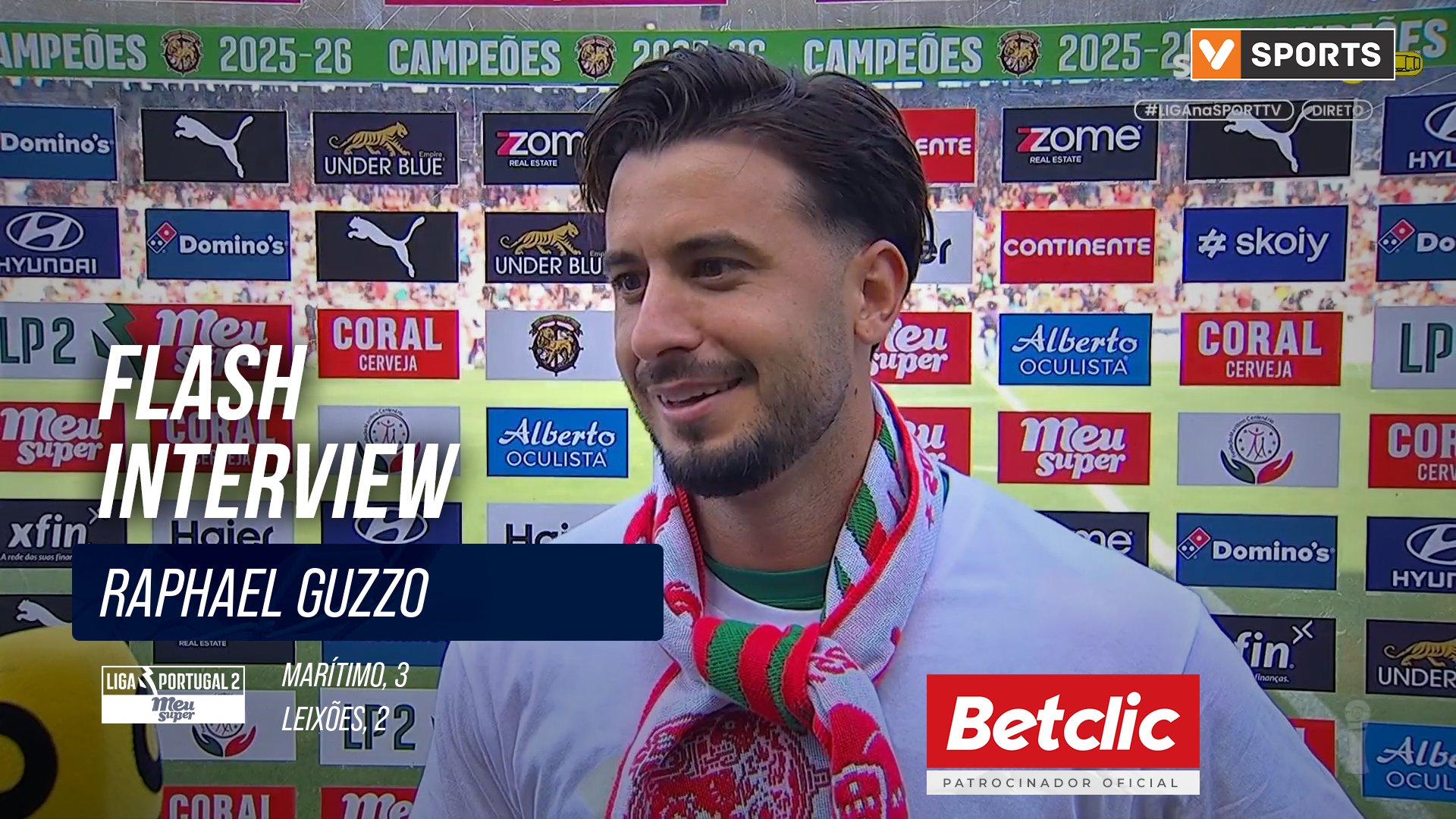 Flash Interview Raphael Guzzo (Marítimo)
