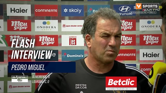 Flash Interview Pedro Miguel (Lourosa FC)