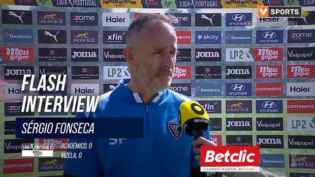 Flash Interview Sérgio Fonseca (Académico)