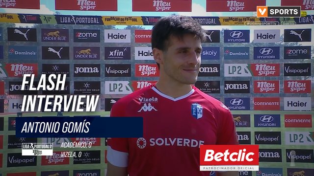 Vizela, Flash Interview, Antonio Gomís