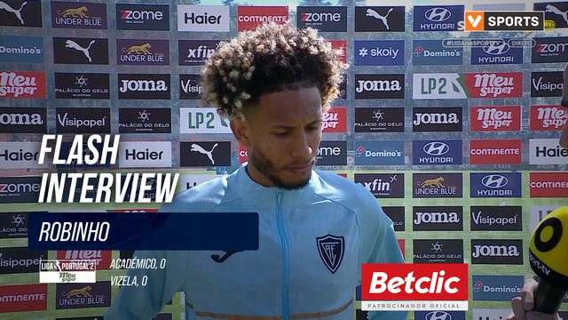 Académico, Flash Interview, Robinho