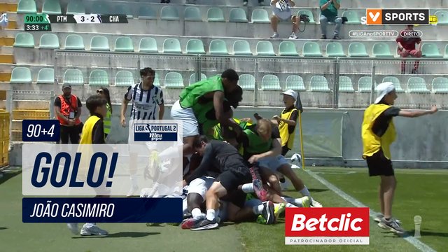 GOLO! Portimonense, João Casimiro aos 90'+4', Portimonense 3-2 Chaves
