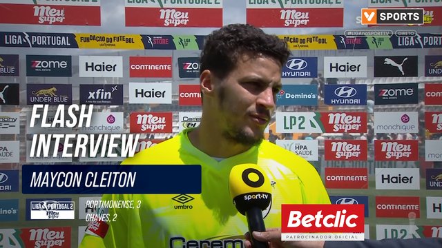 Portimonense, Flash Interview, Maycon Cleiton