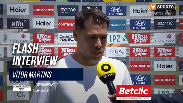 Flash Interview Vítor Martins (Chaves)
