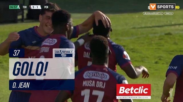 GOLO! SCU Torreense, D. Jean aos 37', SCU Torreense 3-1 FC Penafiel