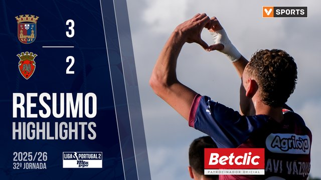 Liga Meu Super (32ª Jornada): Resumo SCU Torreense 3-2 FC Penafiel