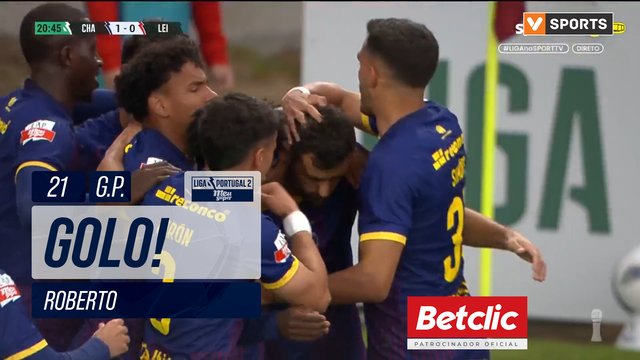 GOLO! GD Chaves, Roberto aos 21', GD Chaves 1-0 Leixões SC