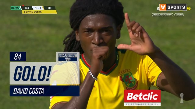 GOLO! FC P.Ferreira, David Costa aos 84', SC Farense 1-1 FC P.Ferreira