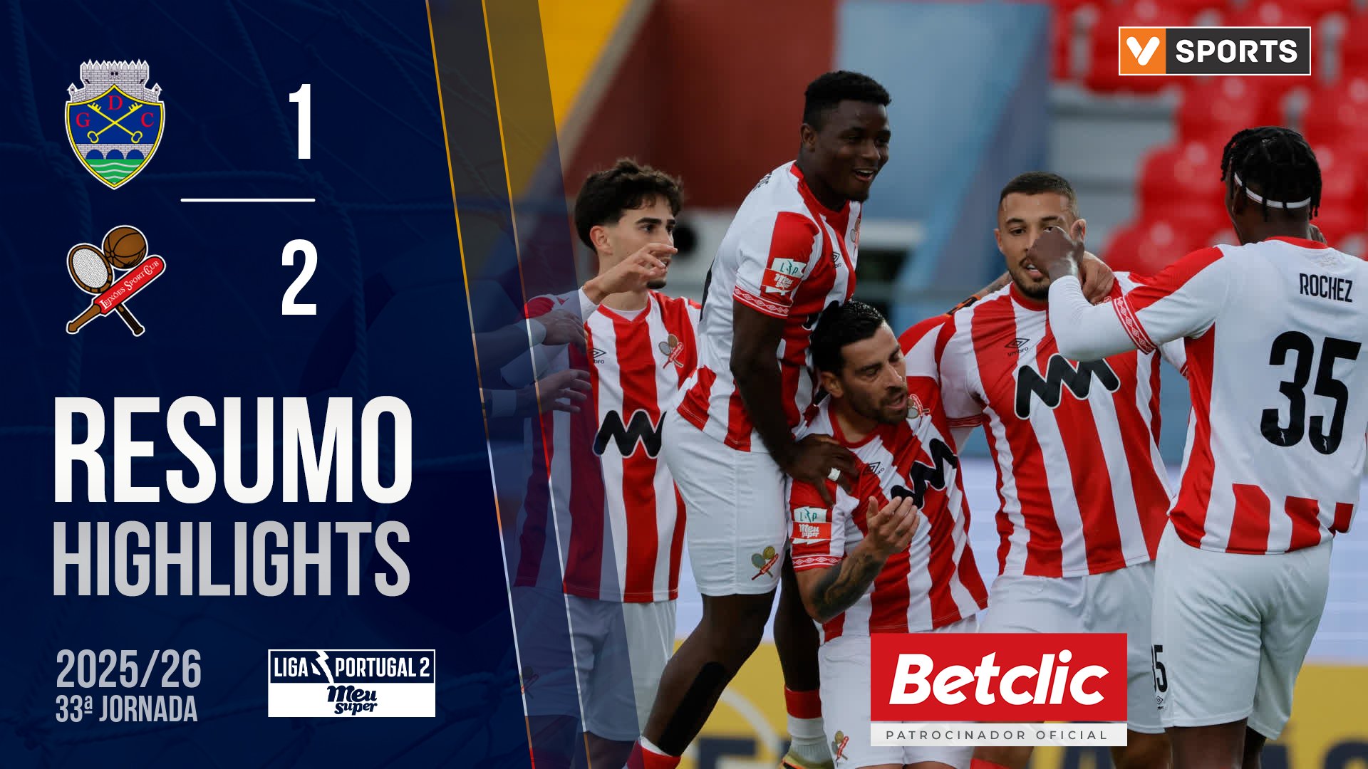 Liga Meu Super (33ª Jornada): Resumo Chaves 1-2 Leixões
