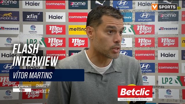 Flash Interview Vítor Martins (Chaves)