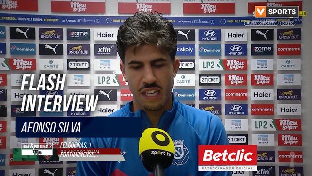 Felgueiras, Flash Interview, Afonso Silva