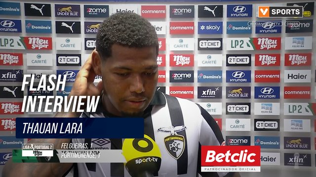 Portimonense, Flash Interview, Thauan Lara