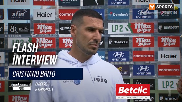 Flash Interview Cristiano Brito (Farense)