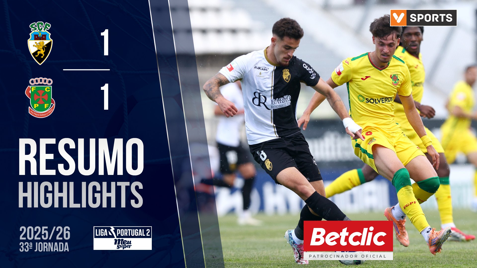 Liga Meu Super (33ª Jornada): Resumo Farense 1-1 P. Ferreira