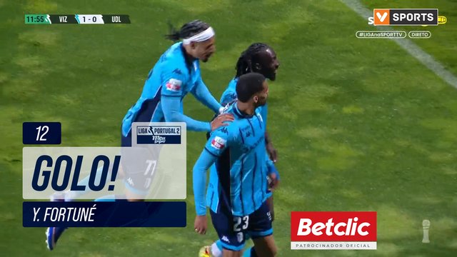 GOLO! FC Vizela, Y. Fortuné aos 12', FC Vizela 1-0 U. Leiria