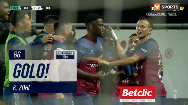 GOLO! SCU Torreense, K. Zohi aos 86', L. Lourosa FC 1-2 SCU Torreense