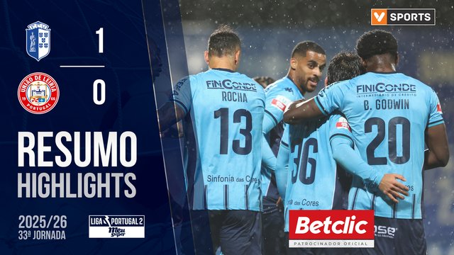 Liga Meu Super (33ª Jornada): Resumo FC Vizela 1-0 U. Leiria